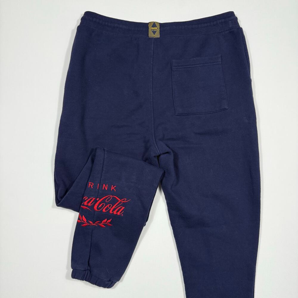 Coca Cola x Staple Sweatpants XL Navy Embroidered Logo Joggers